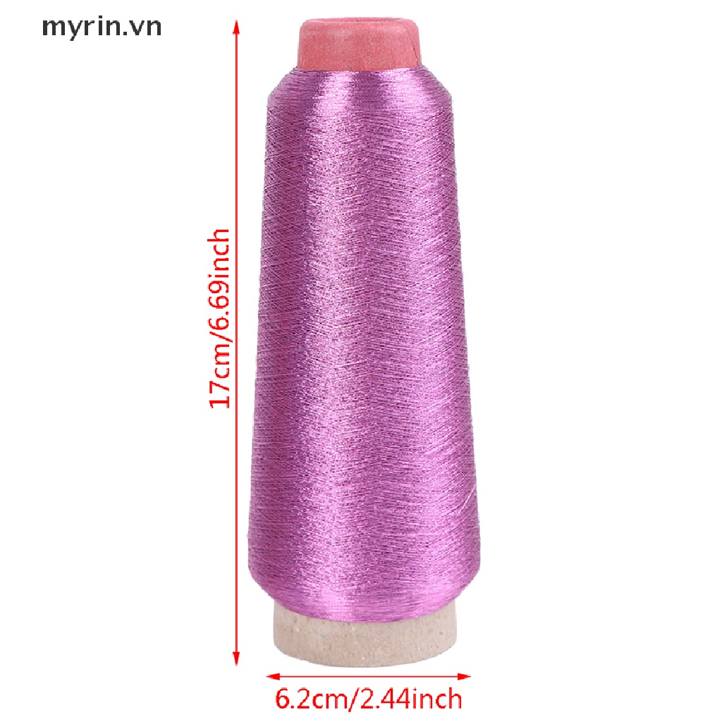Cuộn Chỉ Lụa 3600M Màu Vàng / Bạc Dùng Thêu Máy Tính