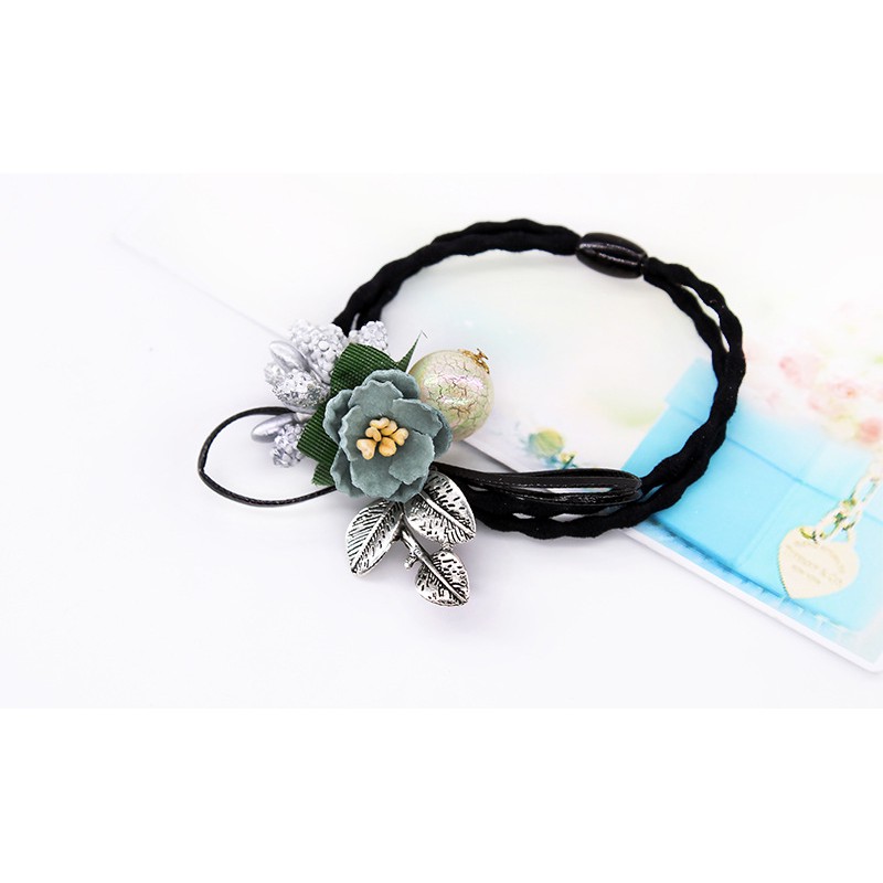 CỘT TÓC HANDMADE HOA VẢI AMY