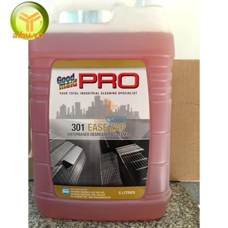 Hóa chất lau sàn tẩy rửa dầu mỡ động cơ máy móc cơ khí, thiết bị nhà bếp, Goodmaid G301-EASE ZAP Made in Malaysia can 5