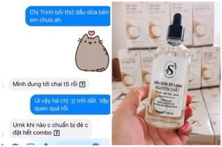 Dầu dừa ép lạnh nguyên chất Sam natural