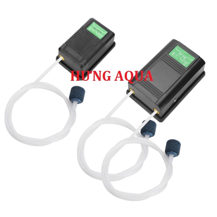 Máy sục oxy bể cá, Máy sủi oxy, sủi oxy mini 1 vòi SB-2800 và SP-780 2 vòi tiết kiệm điện