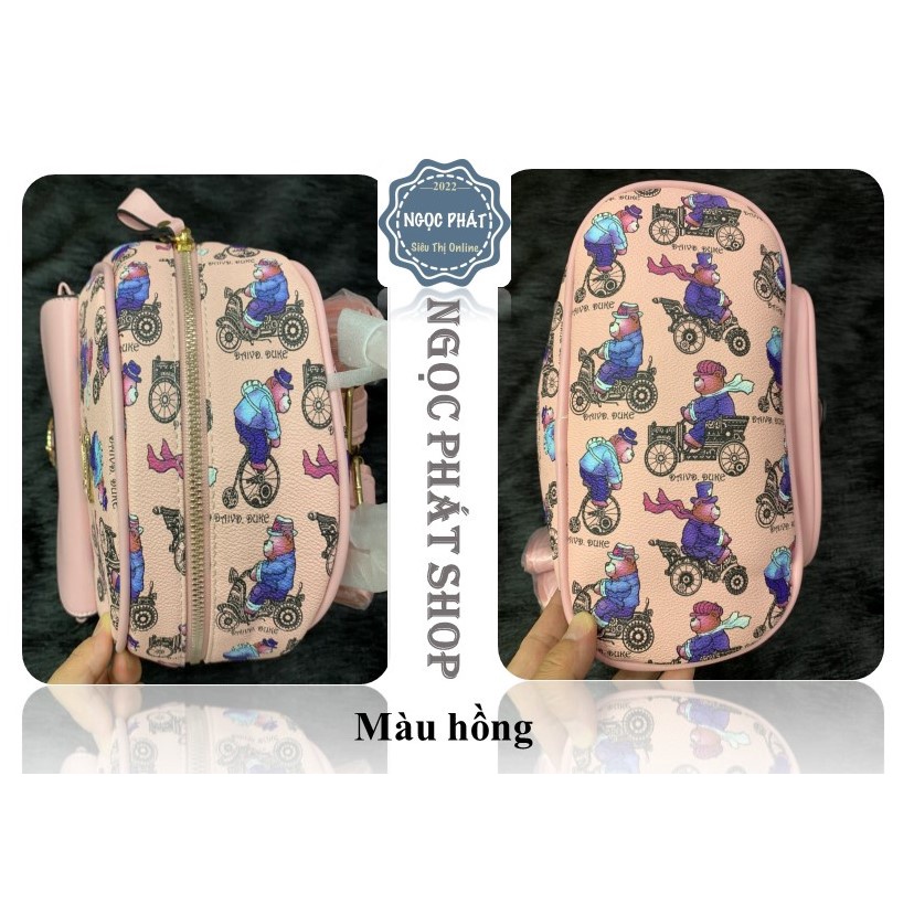 BALO NỮ HÌNH GẤU &quot;KHÓA TRÒN&quot; - CHẤT LIỆU DA QUẢNG CHÂU - HÀNG XỊN ĐẸP- KIỂU DÁNG TRẺ TRUNG NĂNG ĐỘNG