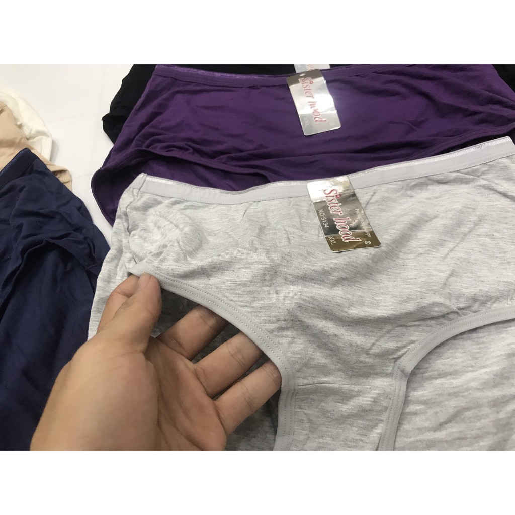 Quần lót nữ cotton big size, chip nội y Thái Lan Sisterhood thoáng mát 5134, Leblurshop
