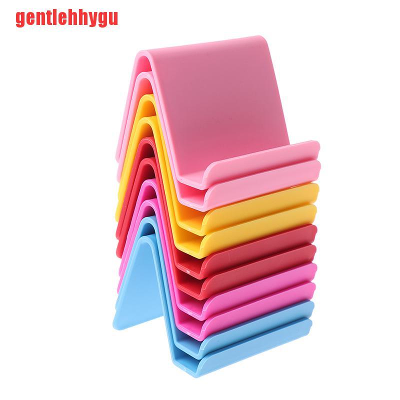 [gentlehhygu]Mini Portable Mobile Phone Holder Candy Fixed Holder Decoration Random Color