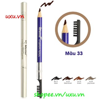 Chì Kẻ Mày Aroma Số 33 Nâu Brown (Nâu) Eyebrow Pencil, Với uxu.vn Tất Cả Là Chính Hãng.