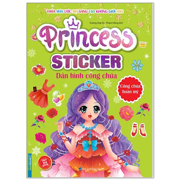 Sách Princess Sticker - Dán Hình Công Chúa - Công Chúa Hoàn Mỹ