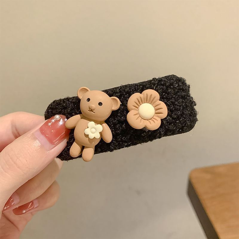 Kẹp tóc BB kiểu gấu đáng yêu dành cho nữ