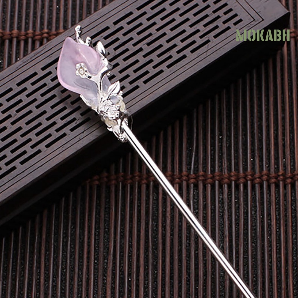 Trâm Cài Tóc Đính Pha Lê Giả Trong Suốt Phong Cách Trung Hoa Cổ Điển