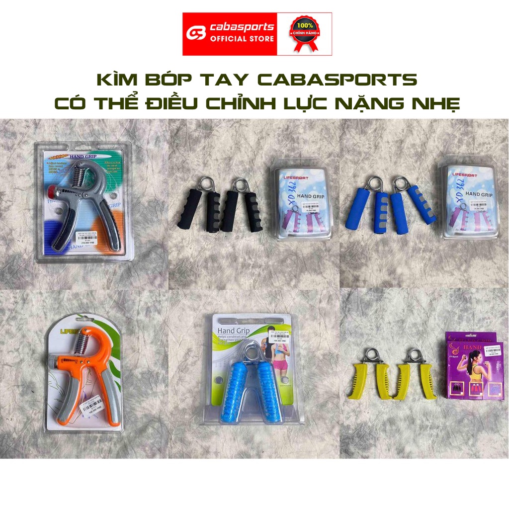 Kìm bóp tay CabaSports có thể điều chỉnh lực nặng nhẹ chất lượng cao cấp