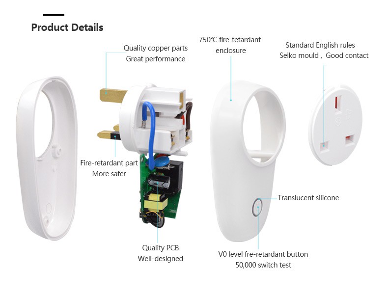 Ổ Cắm Thông Minh Sonoff S26 Kết Nối Wifi