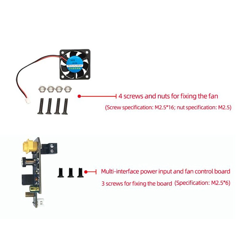 Vỏ Hợp Kim Nhôm Nhiều Giao Diện DIY Cho XYH3606 CNC DC Buck Boost Chuyển Đổi