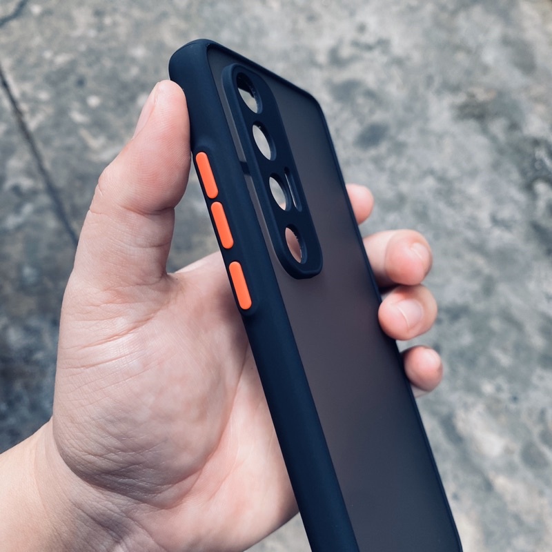 Xiaomi Mi 10S MI 10 S 5G Ốp lưng su non mặt lưng nhám viền màu chống sốc ốp điện thoại bảo vệ Camera sau