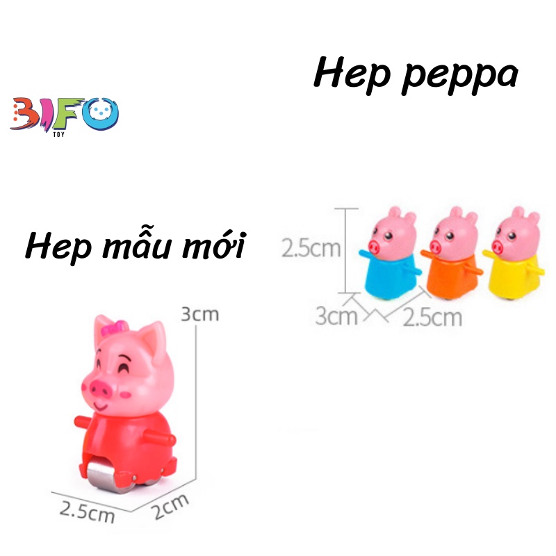 LẺ 1 phụ kiện leo cầu thang (1 chú heo, 1 con vịt) trong bộ đồ chơi Heo peppa, Heo Piggy, Vịt vàng, Heo hồng mẫu mới