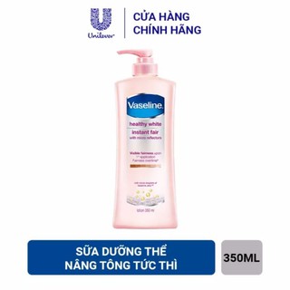 Sữa Dưỡng Thể Vaseline Trắng Da Tức Thì (350ml)

