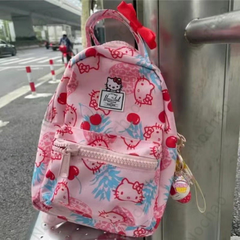 Ba Lô Đi Học In Họa Tiết Hello Kitty Dễ Thương Cho Nam Và Nữ Y2K Millennium