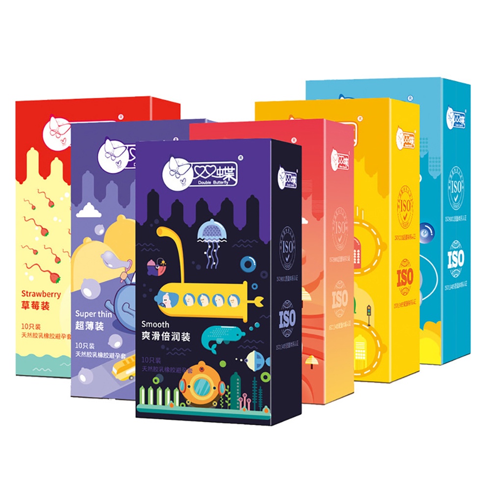 Bộ 10 bao cao su tự nhiên siêu mỏng bảo vệ an toàn cho nam