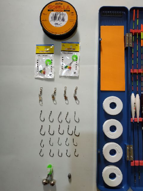 Combo hộp đựng phao+14 món phụ kiện