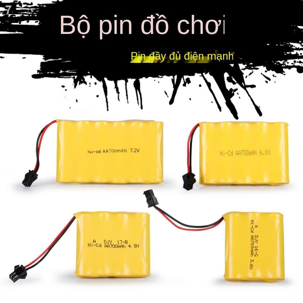 Điều khiển từ xa đồ chơi điện máy xúc ô tô sạc pin 4.8V6V đa năng 1800 mAh