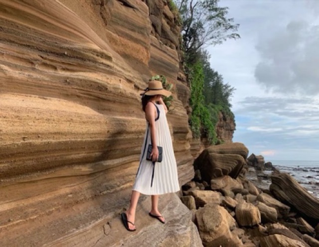 [ ORDER ]- Đầm maxi hở lưng xếp ly ( Ảnh thật ở cuối ) | BigBuy360 - bigbuy360.vn