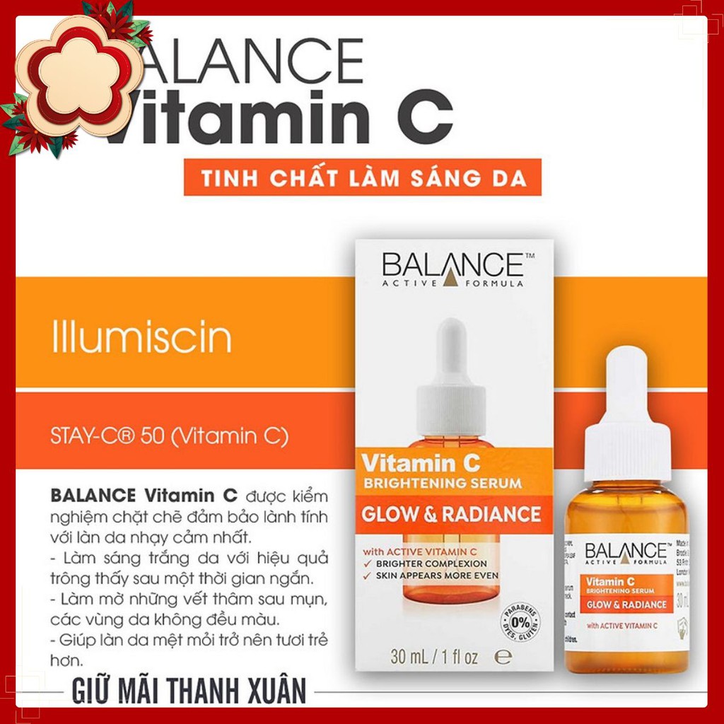 [SIÊU KHUYẾN MÃI] Serum Trắng Da, Mờ Thâm Balance Active Formula Vitamin C Brightening 30ml [GIẢM TẬN 50%]