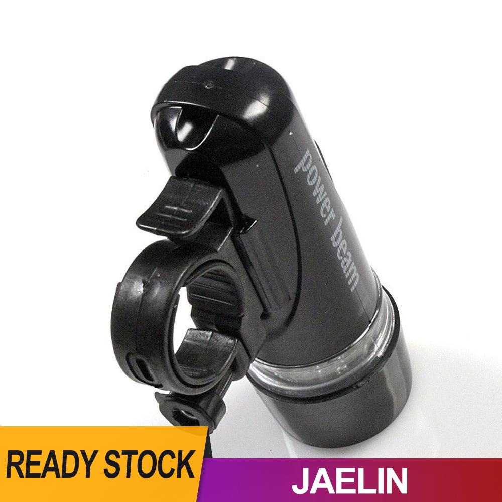 Đèn pin 5 bóng led 2 chế độ chống nước gắn phía trước xe đạp