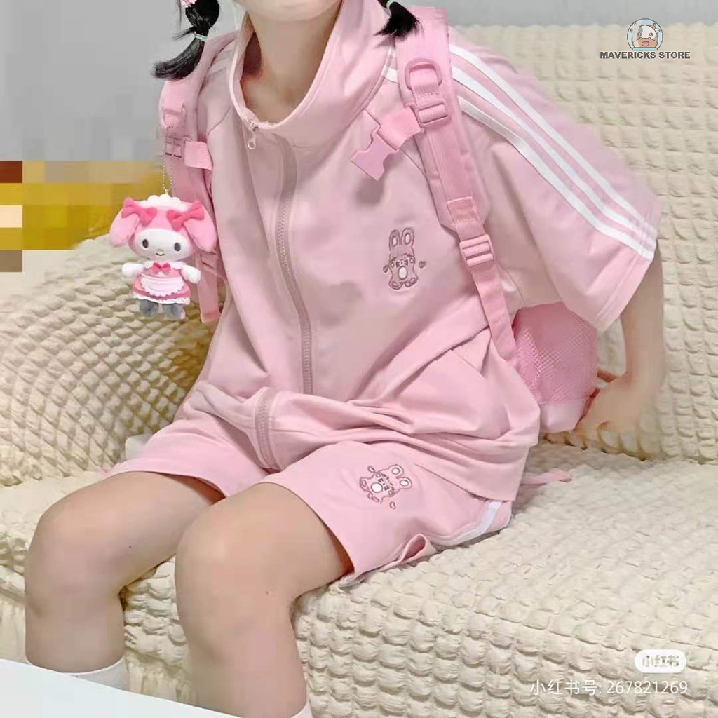 Set đồ nữ FDS dáng rộng kiểu Hàn Quốc thời trang mùa hè dễ thương