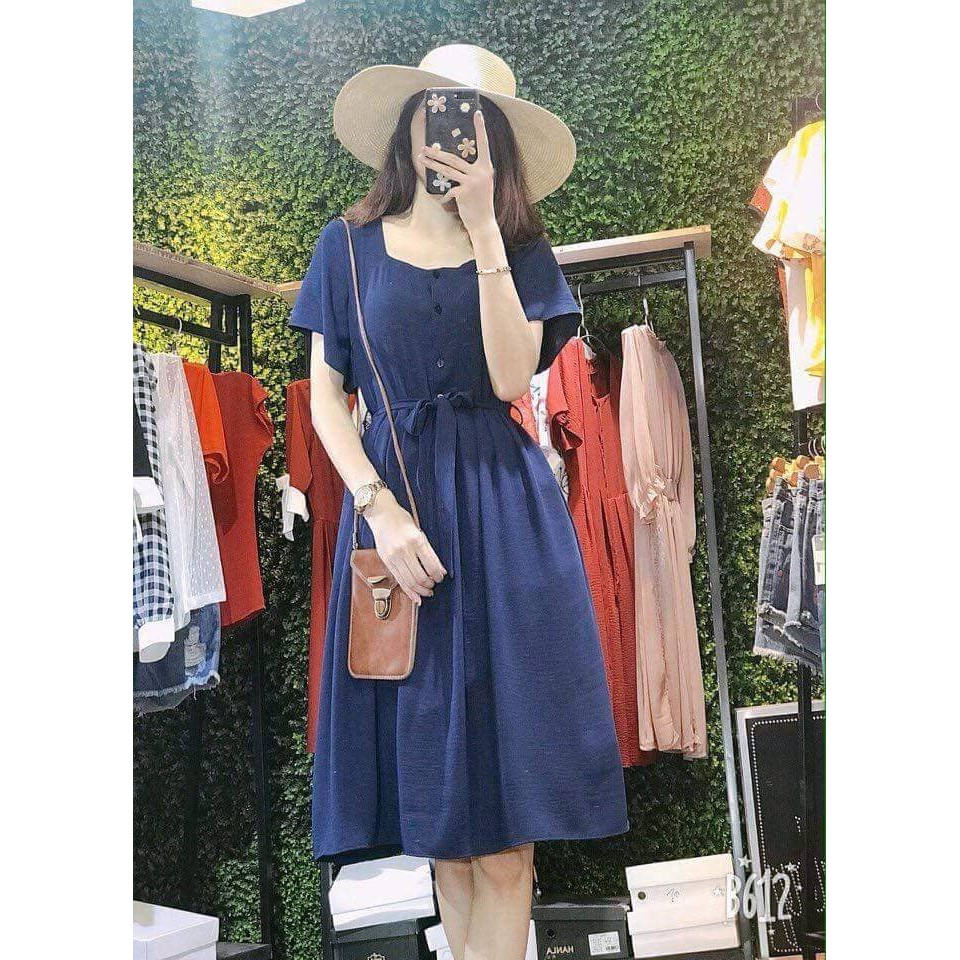 Set váy đũi thắt lơ