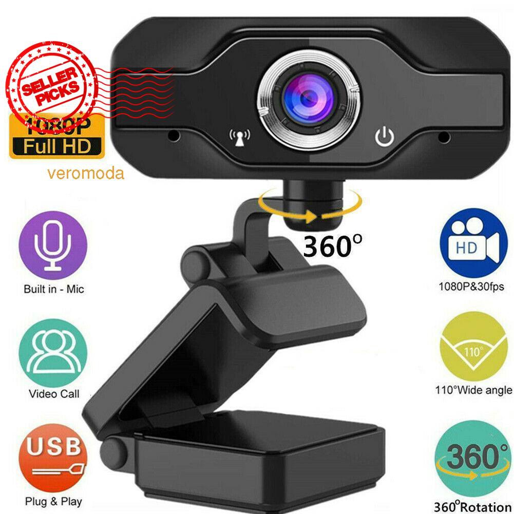 Toàn Bộ Webcam Hd 1080p 30fps 1m Pixels Usb Tích Hợp Micro Cho Pc Web Laptop O2P4