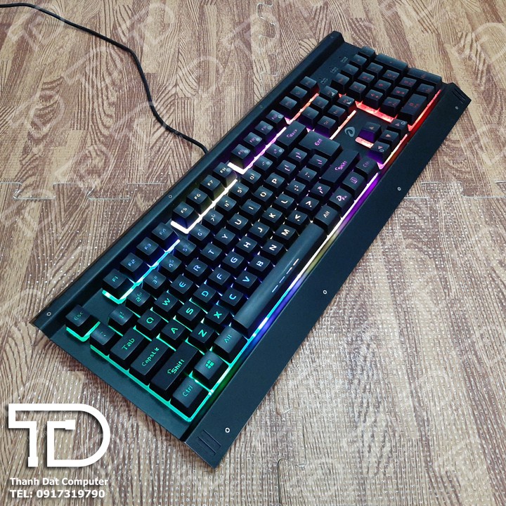 Bàn phím giả cơ Dareu LK145 LED RGB cũ dùng tốt - Bàn phím gaming LK145