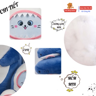 Gấu Bông Cá Mập Mặt mèo Cao Cấp - Gấu Bông Hama
