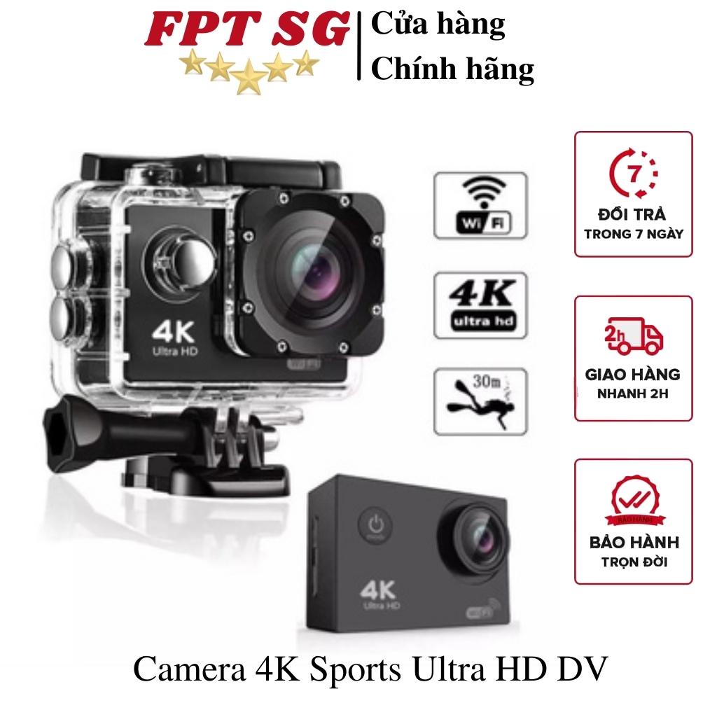 Camera Hành Trình 1080 Sports, Camera 4K Ultra HD hành trình xe máy CHỐNG NƯỚC, Chống Rung Lấy Nét Tự Động - NHẬP KHẨU