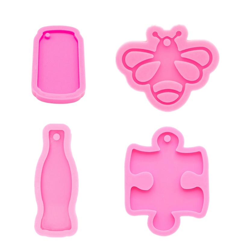 Khuôn Silicone Làm Mặt Vòng cổ / Móc Khóa DIY