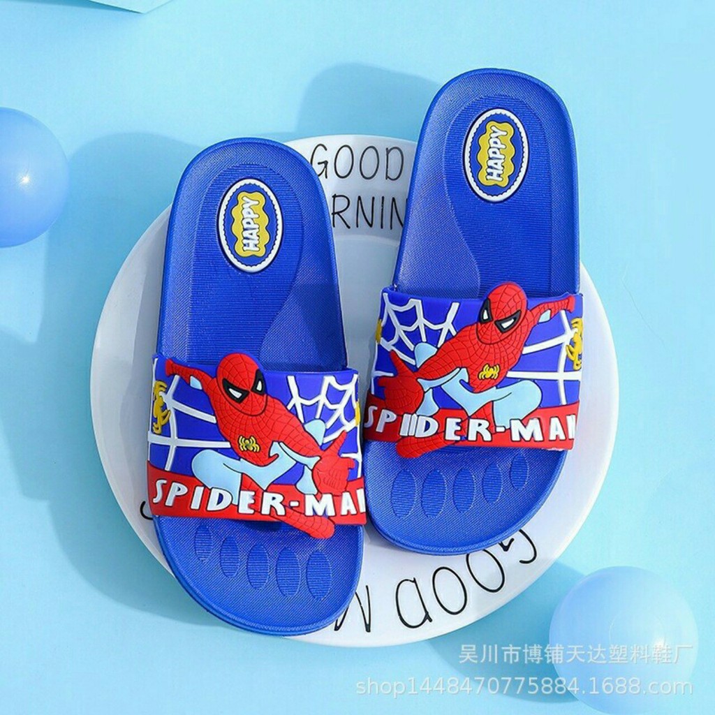 Dép siêu nhân nhện spiderman cho trẻ em.Kaori86