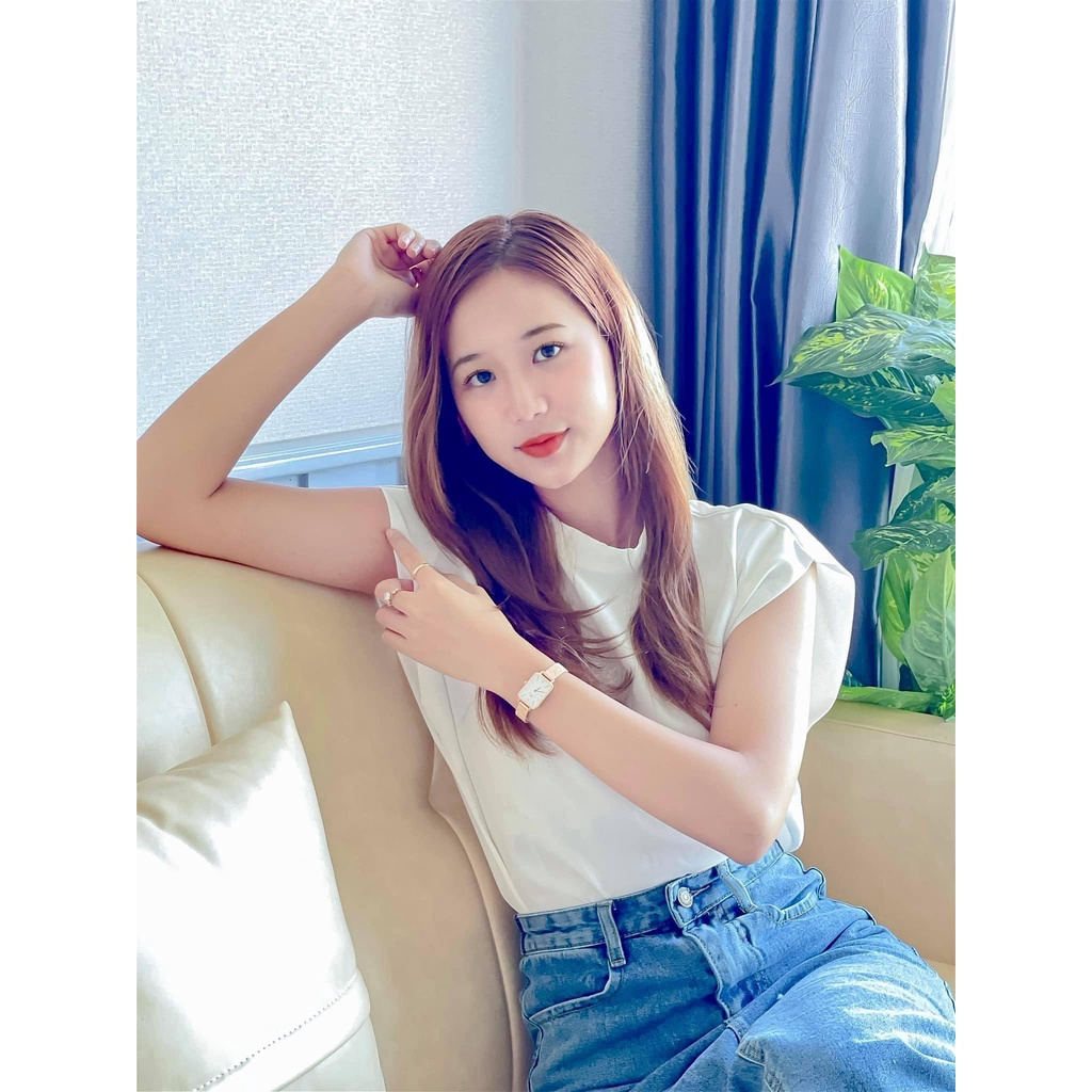 Đồng hồ Nữ Daniel Wellington dây lưới - Quadro Pressed Melrose 20x26mm DW00100431 | BigBuy360 - bigbuy360.vn