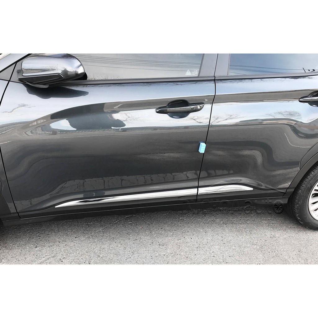 Nẹp sườn xe Hyundai Kona 2019-2021 mạ crom cao cấp