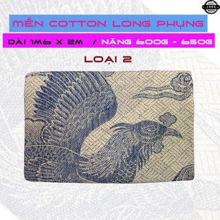 Mền chỉ cotton con rồng đỏ 1m4 x 1m8 - 500g - 600g