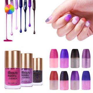 [Hàng mới về] Sơn móng tay BEAUTYBIGBANG thay đổi màu sắc theo nhiệt độ cao thời trang 9ml