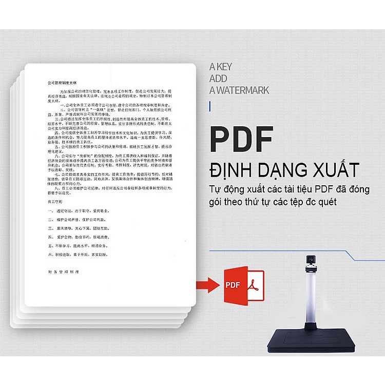 [Mã 155ELSALE giảm 7% đơn 300K] Máy Chiếu Vật Thể Scan Màu Di Động Thông Minh Lấy Nét Tự Động Scan Tài Liệu K1002