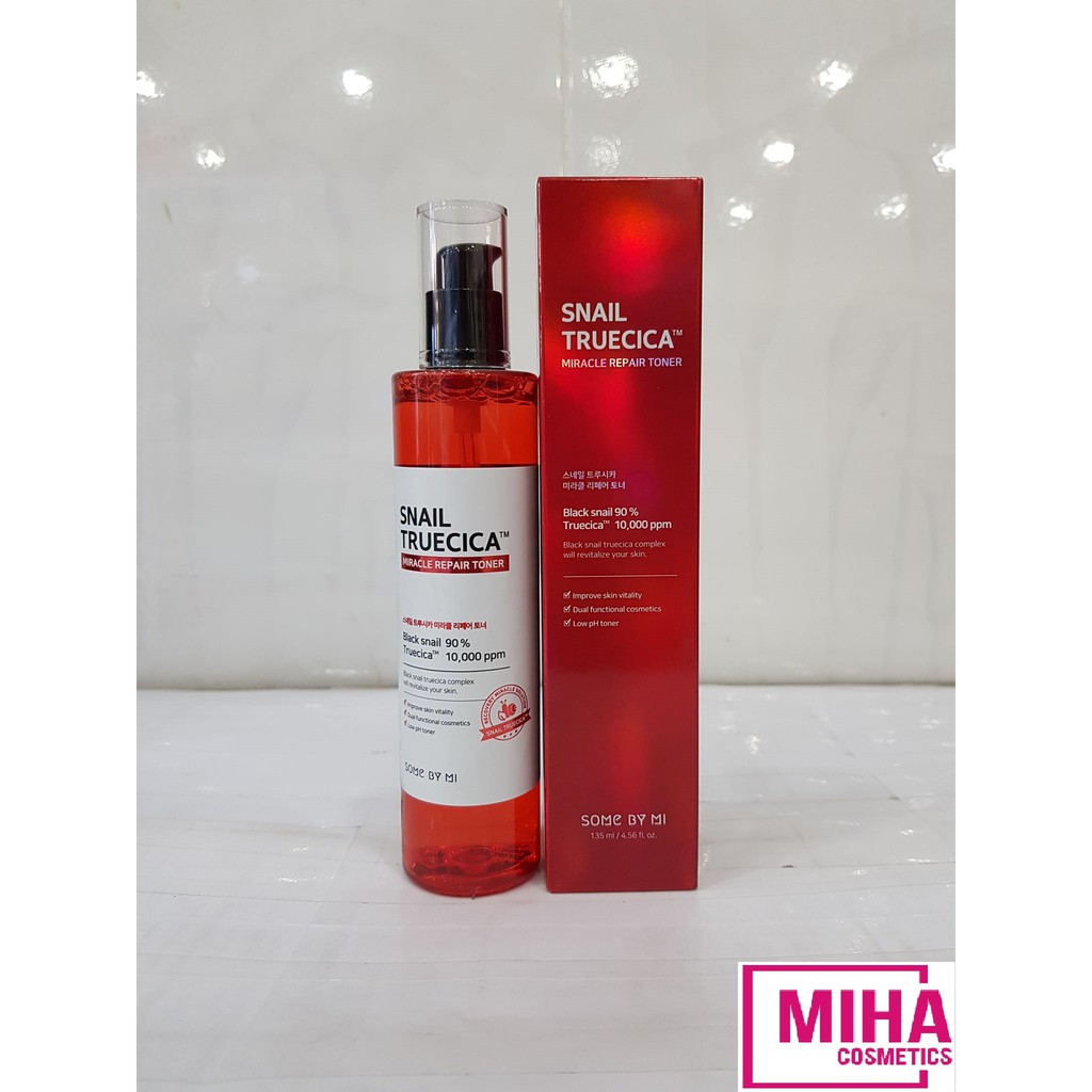 Nước Hoa Hồng Some By Mi Snail Truecica Miracle Repair Toner 135ml Hàn Quốc