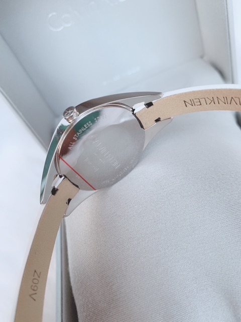 Đồng hồ nữ chính hãng Calvin Klein K8P231L1 Thuỵ Sĩ - Dây da - Kính khoáng cứng - size 29mm