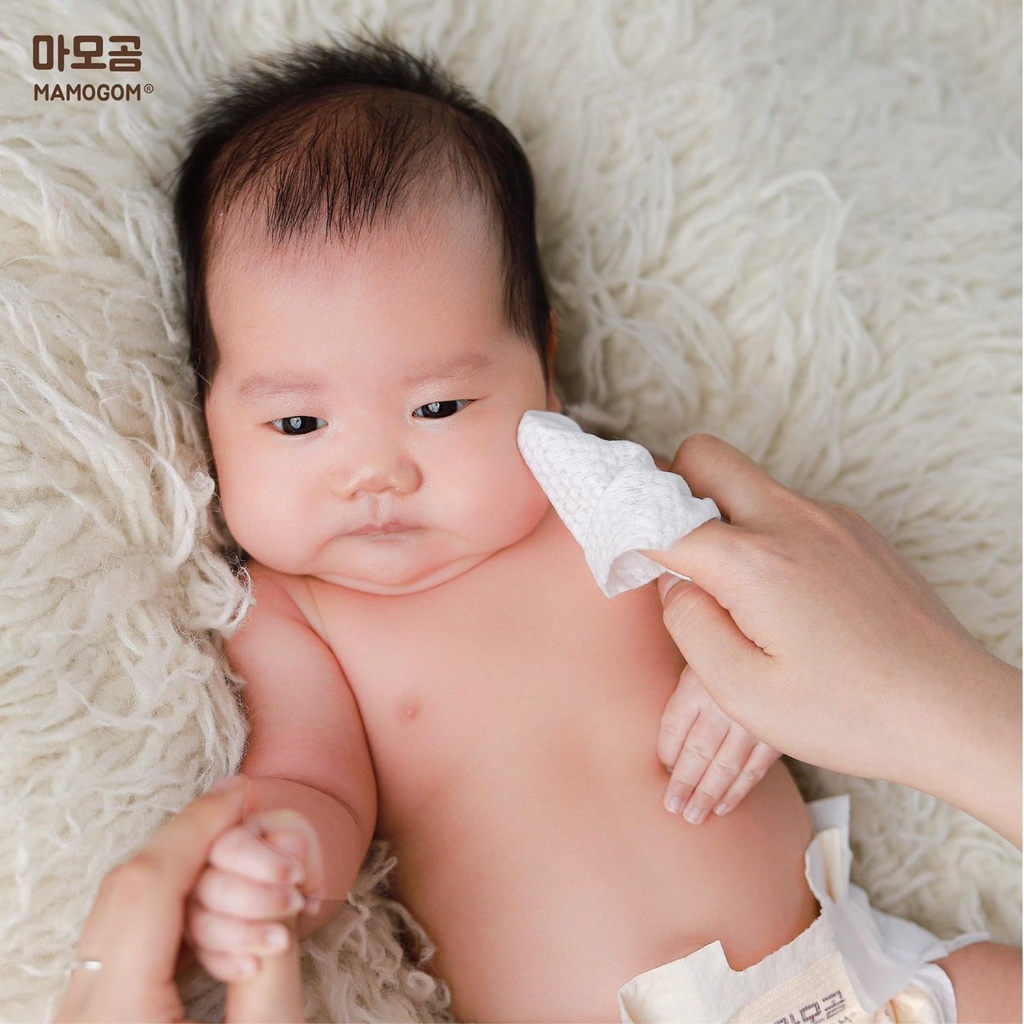 Khăn vải khô đa năng organic cotton mêm mại cho bé MAMOGOM