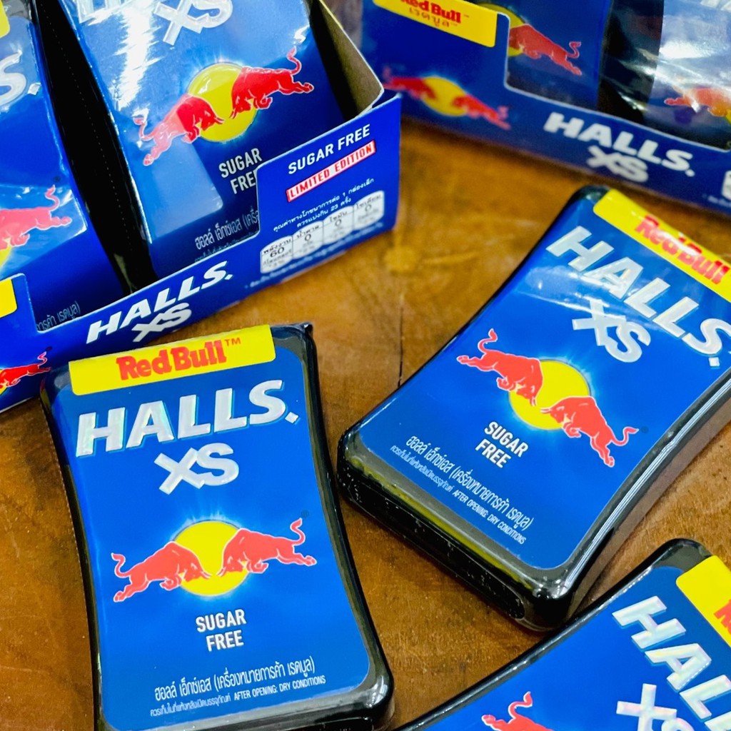 Kẹo Ngậm Halls Xs Red Bull 13.8G