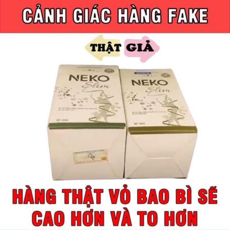 Neko Slim Hộp 60 Viên Cam Kết Chính Hãng