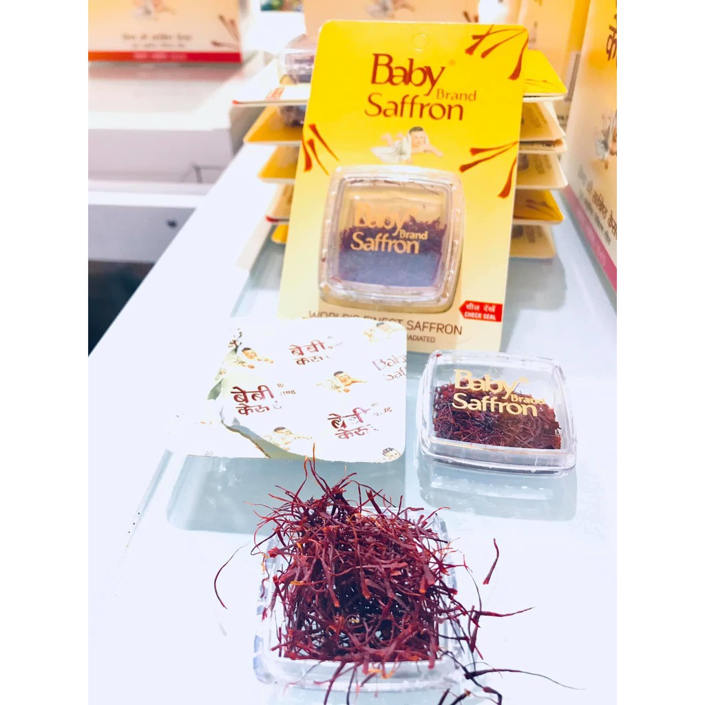 Nhụy hoa nghệ tây- baby saffron - Tốt nhất ấn độ - hộp 1g | BigBuy360 - bigbuy360.vn