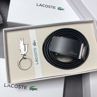 Set lacoste nịt nhám logo góc + khóa - nn180