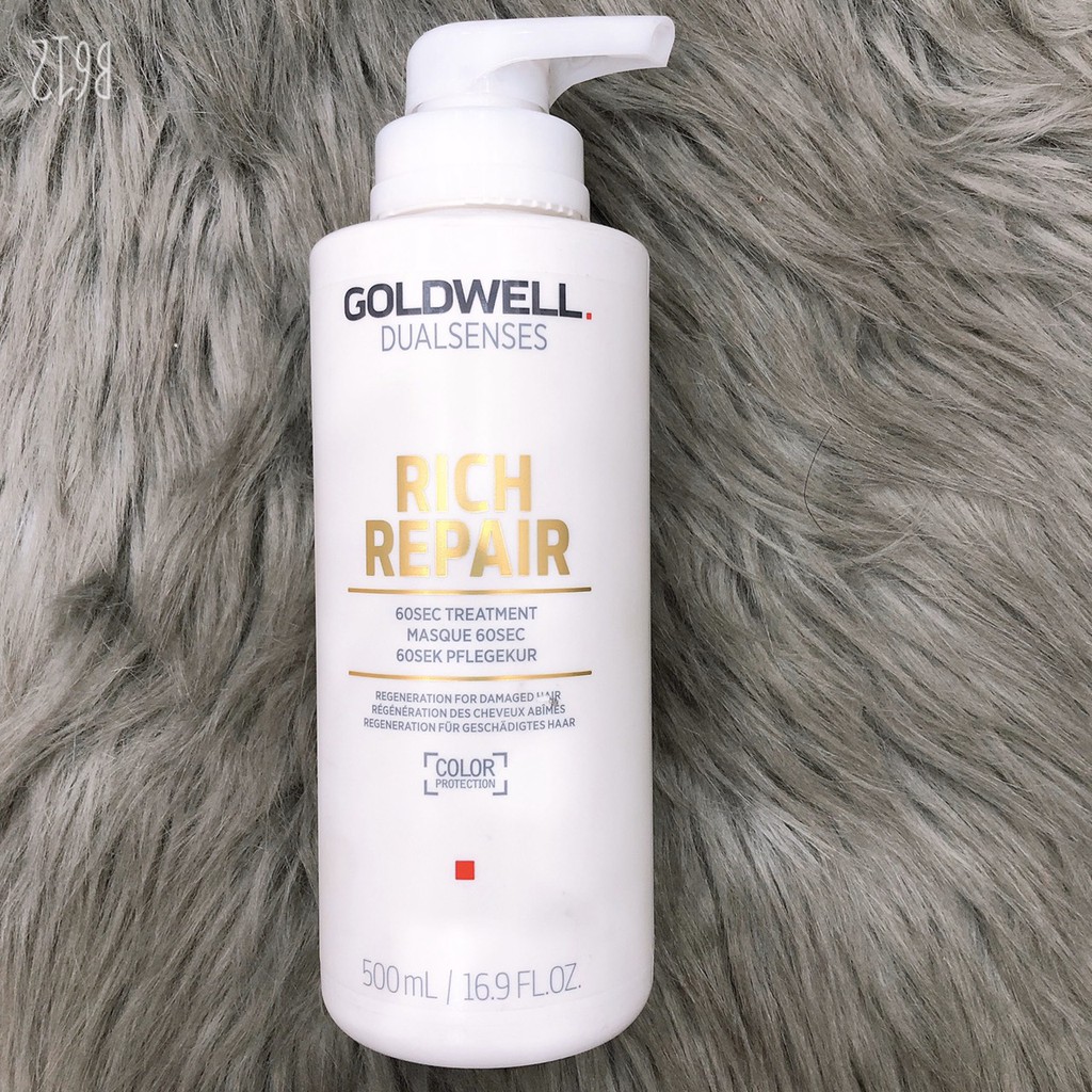 Dầu Hấp Tóc Siêu phục hồi dành cho tóc hư tổn GOLDWELL DUALSENSES RICH REPAIR 200ml/500ml