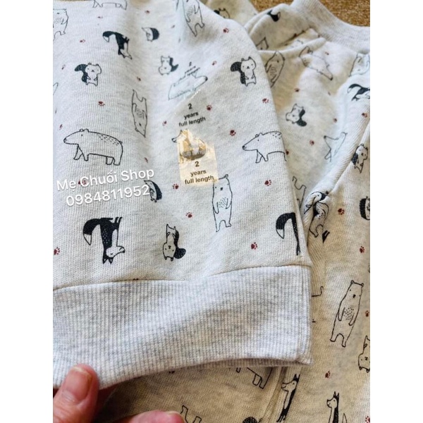 Bộ nỉ bông Gap dư xịn cho bé