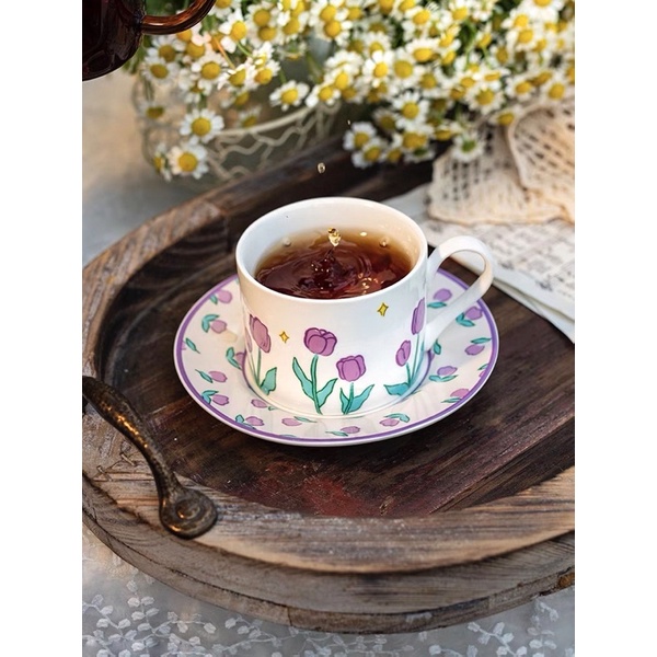 Set trà chiều tulip