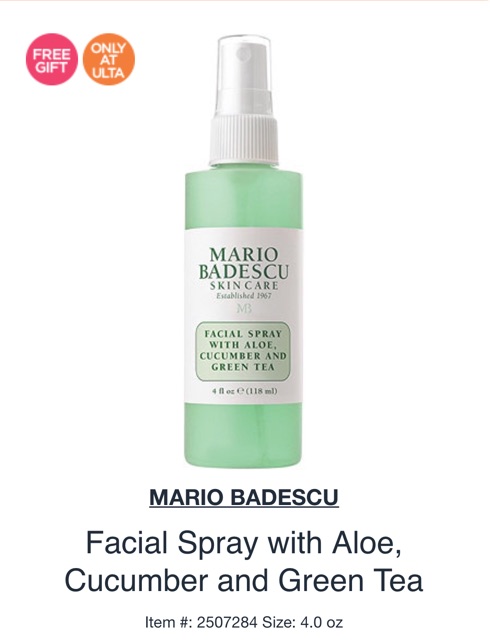 Đủ Bill- Xịt khoáng Mario Badescu