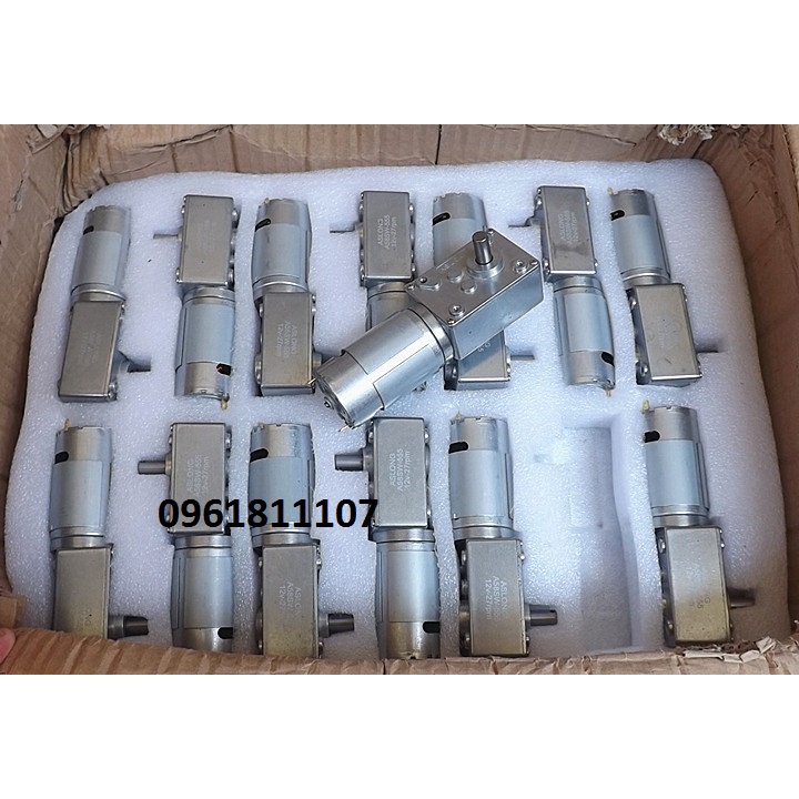 Motor giảm tốc 12v 5 vòng trục 8mm 24v 10 vòng, động cơ giảm tốc 12V, mô tơ giảm tốc 12V